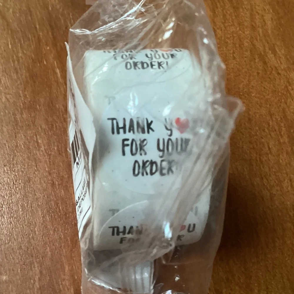 Thank You For Your Order Stickers 500 Pieces New